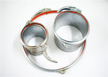 Galvanized Quick Release Hose Clamps Stainless Steel, 4-23 Inch Adjustable Pipe Clamp
