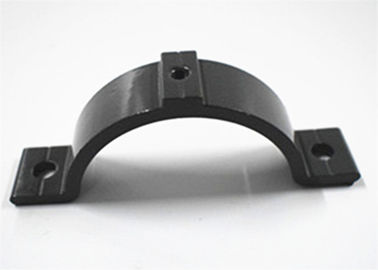Powder Surface Stamped Aluminium Parts Bracket Untuk Pipe Clamp Black ANSI Standard