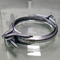 Double Bolt Heavy Duty Pipe Clamps Duct Clamp Untuk Flange System Ketebalan 2.0mm