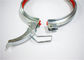Ventilasi Air Duct Heavy Duty Hose Clamps White Silver Seamless Connection