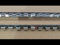 Stainless Steel Hanging Bracket Suspended Panel untuk PVC Strip Curtain