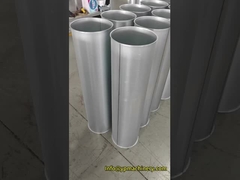 Pipa Pengumpulan debu 80mm - 300mm Tabung Galvanis Flanged End Saluran bulat lurus