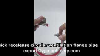 penjepit pipa ventilasi penjepit saluran cincin 304 baja tahan karat