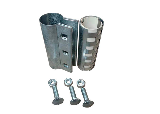3.0 Inch Galvanized Plate Metal Pipe Couplings 3 Kompresi Baut