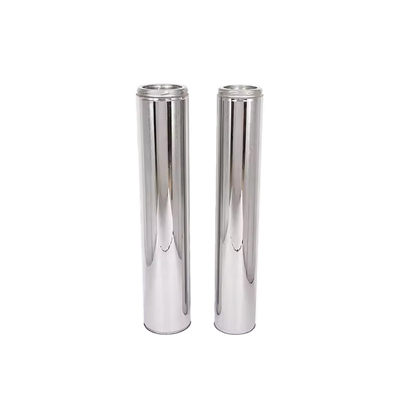 Pipa Buang Cerobong Asap Stainless Steel Dinding Ganda 5 Inci untuk Kompor Pembakaran Kayu