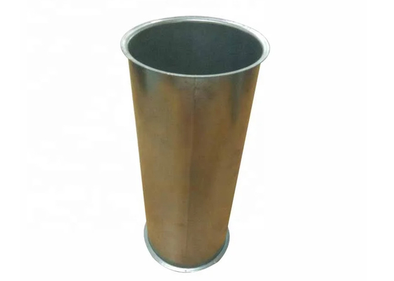 Sistem Ekstraksi Bubuk Saluran Saluran Langsung Saluran Tabung Flange Saluran Bulat Dengan Flanged Edge