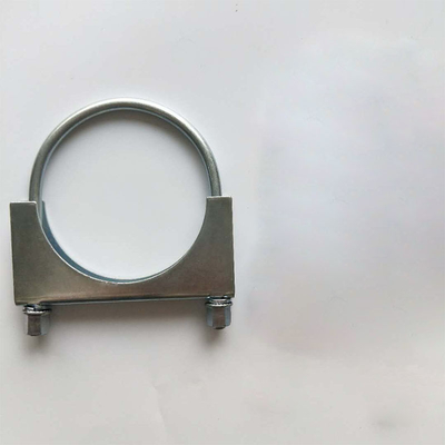 baja galvanis Auto Spare Parts 2.5" U Bolt Type Clamp untuk pipa
