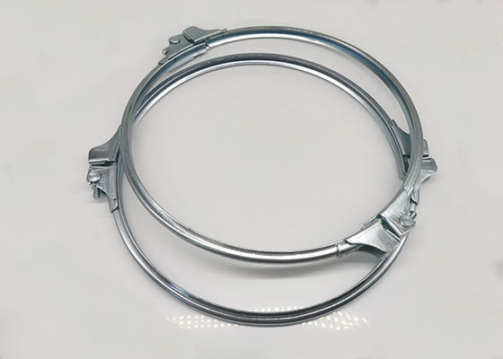 250mm Galvanized Conduit Clamps Quick Connect Pull Ring Dengan Sealant