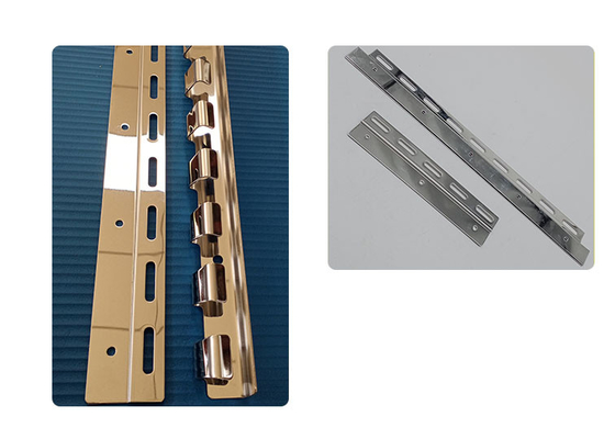 201 Stainless Steel Strip Door Hardware Hook On Hanging System Untuk Tirai Strip Pvc