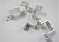 Precision Stamped Aluminium Parts Bracket Sliver ANSI Standard ISO 9001 Disetujui