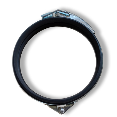 Klip galvanis stainless system pengumpulan debu kunci cepat tarik cincin saluran penjepit