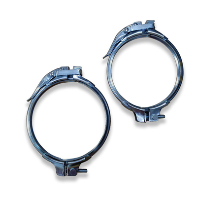 4 Inch Galvanized Flange Pipe Clamps Untuk Suhu Normal