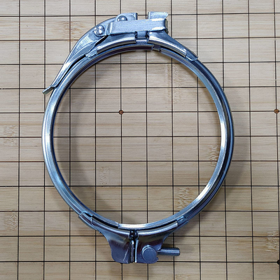 4 Inch Galvanized Flange Pipe Clamps Untuk Suhu Normal