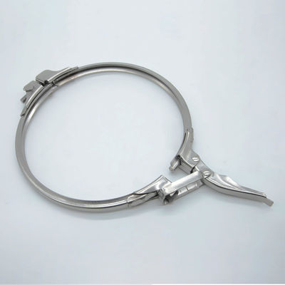 SUS304 Klem Pipa Baja Tugas Berat dengan Gasket