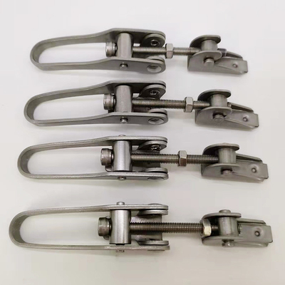 Cutting Process Metal Stamping Parts Stainless Steel For Customized Pipe Clamp Buckle