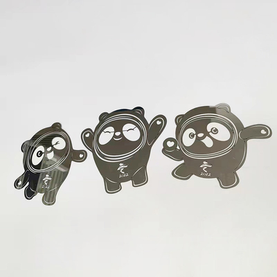 Building Stainless Steel Plate Laser Engraving With Laser Cut Plant And Animal Patterns