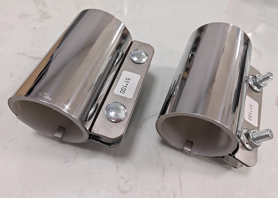 Kopling Pipa Konveyor Pneumatik Baja Tahan Karat 50x100mm