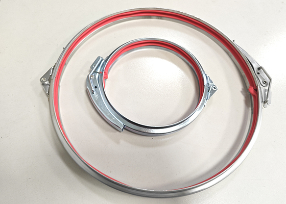 Sistem Pengumpulan debu Saluran Klem Bulat - Bahan Zinc Plated DX51D+Z275