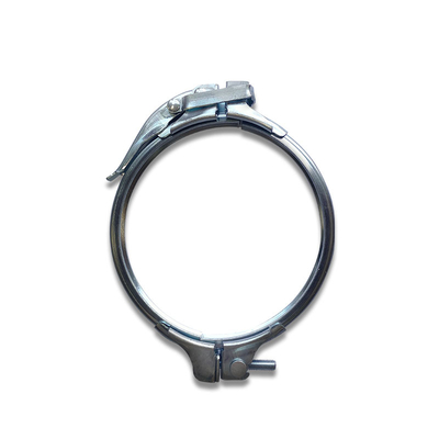 Klem Saluran Spiral Lepas Cepat Lembaran Galvanis untuk Sistem Ventilasi