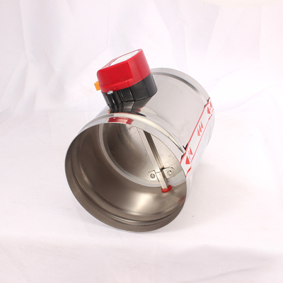 Stainless Steel Electric Air Damper 51-400mm untuk HVAC Zoning