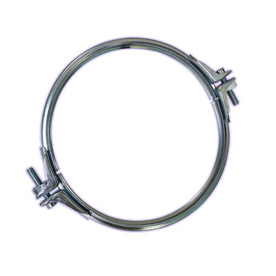 Klem Pipa Tugas Berat dengan Ketebalan Gasket yang Dapat Disesuaikan dan Struktur Dua Bagian untuk Sistem Pengumpulan Debu dalam SUS304