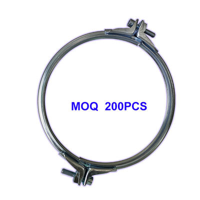 Klem Pipa Baut 150 Mm dengan Produksi Kustom untuk Sistem Ventilasi dan Penghilangan Debu