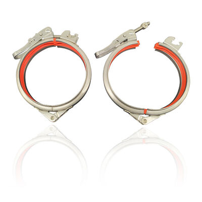 Spring Hose Clamp Adjustable Pipe Hose Clamp Quick Release Round Duct Clamp Rapid Lock Ring