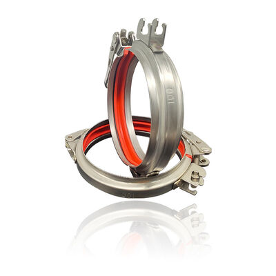 Clamp Pipa Rilis Cepat Kunci Cepat Saluran Stainless Steel 304 Klip Leverlock Ring Clamp