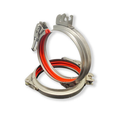 SUS304 Klem Pipa Pembebasan Cepat Kunci Cepat Saluran Cincin Drum Kunci Cincin Klem