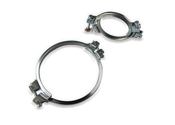 140mm Galvanized Pipe Clamps Cepat Rilis Saluran Selang Clamp Sprial Klip