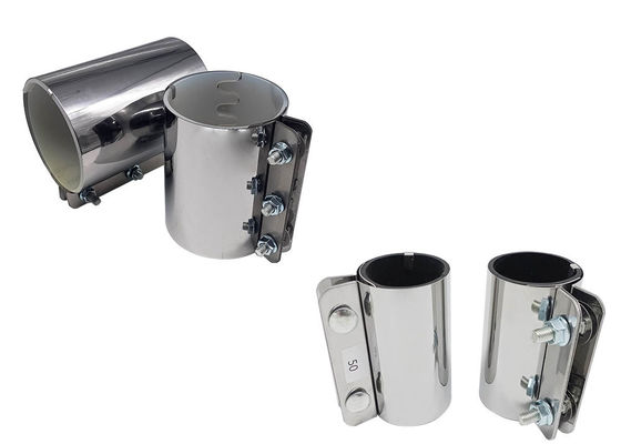 Kopling pipa transfer pneumatik kompresi rendah dengan gasket silikon kelas makanan untuk pipa baja