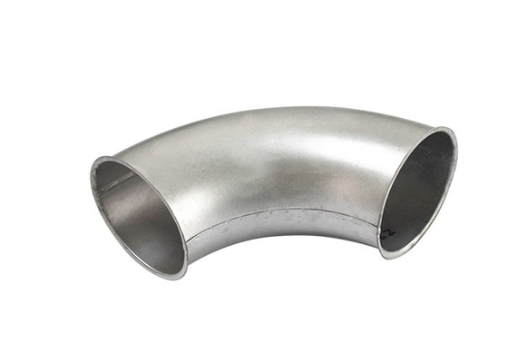 Perak Putih Ekstraksi Debu Pipa Stainless Steel 60 Gelar Siku Koneksi Las