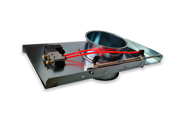 Flange Pipe 4inch Automatic Blast Gates Untuk Sistem Pengumpul Debu Quick Disconnect