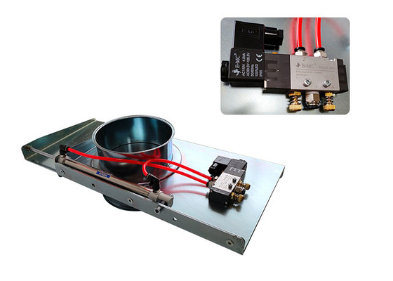120mm Pneumatic Sliding Dampers Dust Collection Blast Gate Untuk Sistem Ventilasi