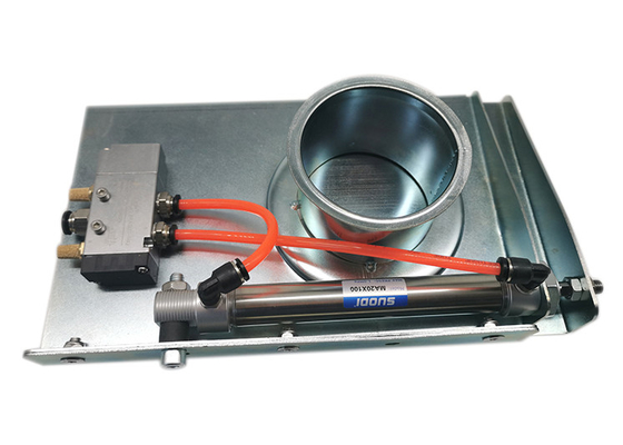 Peredam Kontrol Zona Geser Pneumatik Baja Galvanis 80-400mm