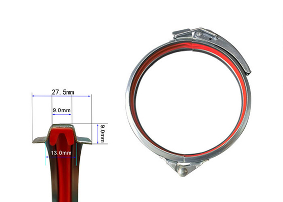 80-600mm Penjepit Pipa Galvanis Anti Korosif Kekuatan Tinggi