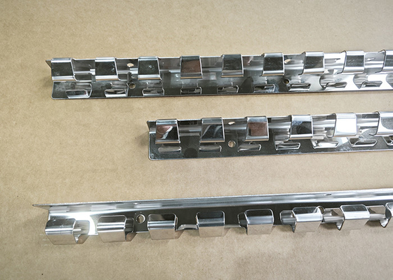 Rel Suspensi Jenis Kait Stainless Steel Untuk Tirai Strip Pvc