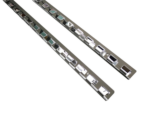 Logam Stamping Bagian PVC Strip Tirai Gantungan Klip Stainless Steel