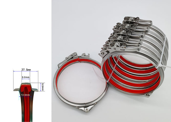 Petroleum Quick Release Pipe Clamp Suhu Normal Stainless Steel 304/316 Paket Karton