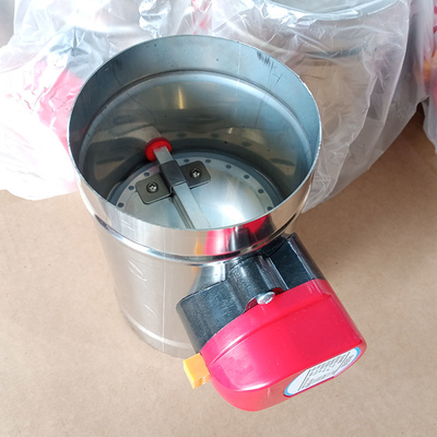 Peredam Kontrol Zona Hvac 51-500mm Dengan Pengoperasian Manual / Otomatis