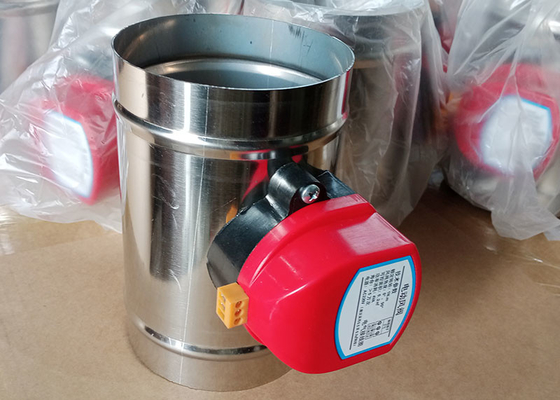 Peredam Zona Saluran Bermotor Stainless Steel / Lembaran Galvanis