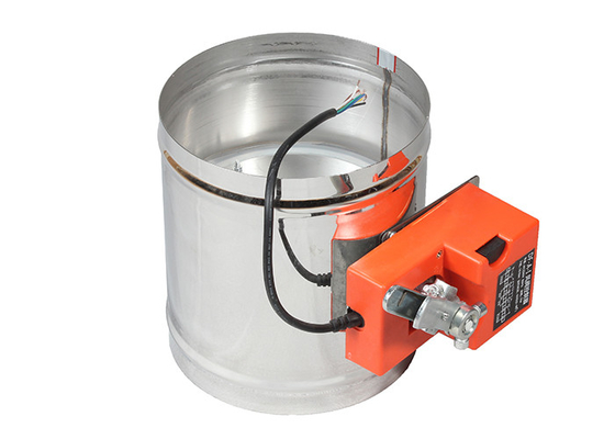 220v Duct Zone Dampers Electric Stainless Steel Otomatis Untuk Sistem Hvac