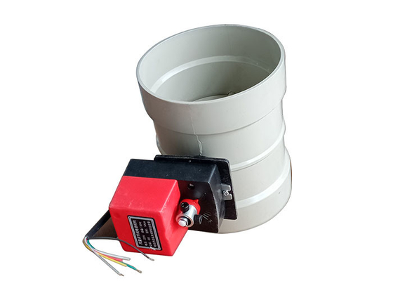 Pvc Material 150mm Damper Di Saluran yang Ada, Sudut Bilah Disesuaikan