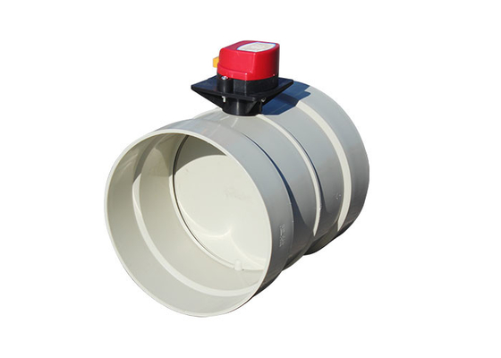1nm Pvc Hvac saluran zona damper Untuk peraturan aliran udara 160mm