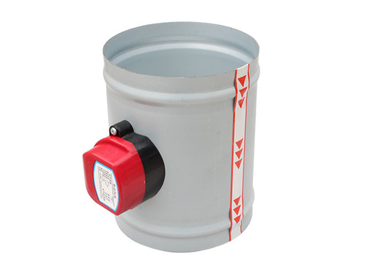 Otomatis 110mm 150mm saluran zona damper dengan gasketed pisau penyegelan