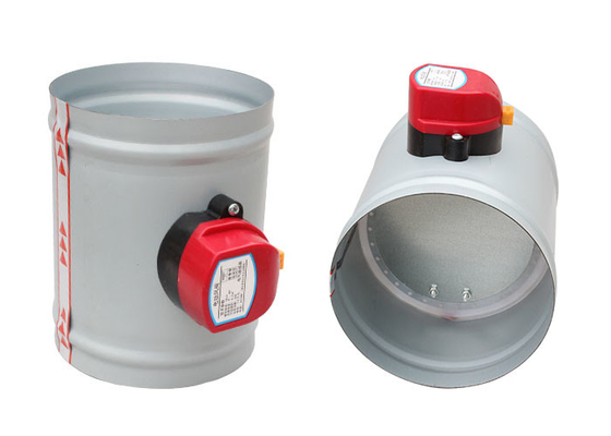 220v Otomatis Kontrol Saluran Zona Damper Ukuran 75mm