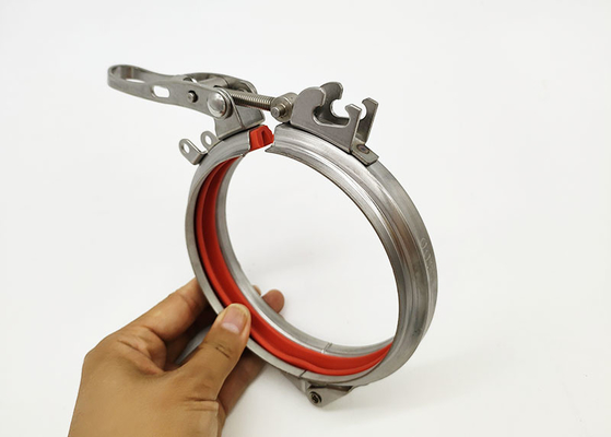 Modul pipa debu 5 inci cepat rilis pipa klip penjepit stainless steel 304