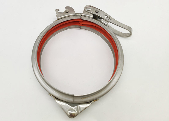 160mm Cepat Release Pipe Clamp Untuk Hvac Systems