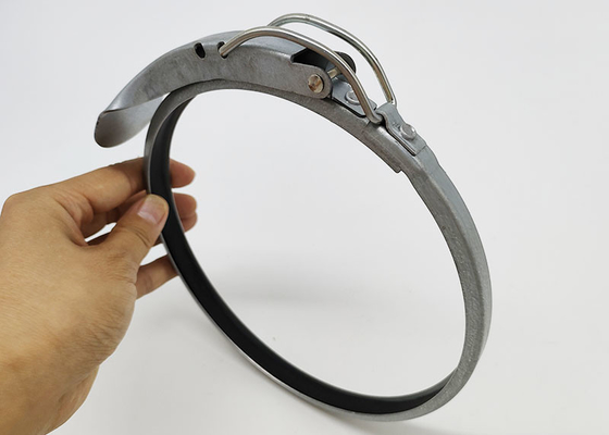 Penjepit Pipa Galvanis Stainless Steel 304 600 Mm Dengan Cincin Segel