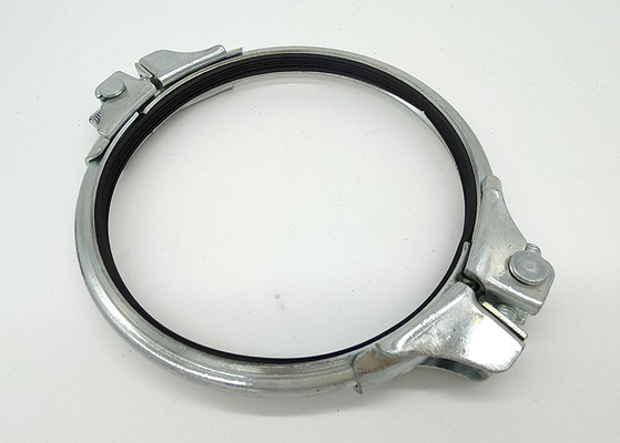 80-600mm Spiral Cepat Rilis Saluran Clamp Struktur yang kokoh